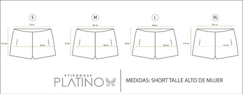 Imagen 3 de 3 de Short Skinny P/ Dama Rosado Rayado Yesbeth Tiendas Platino