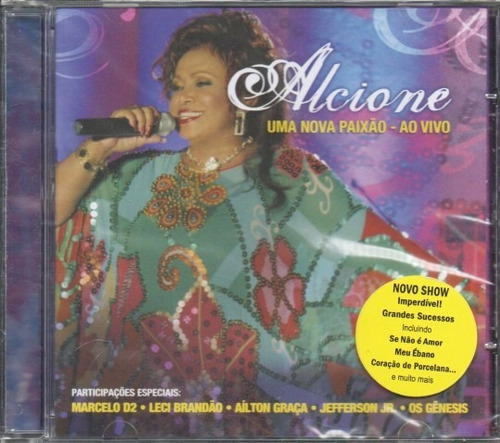 Cd Alcione - Uma Nova Paixão Ao Vivo - Orig Lac - Samba Mpb