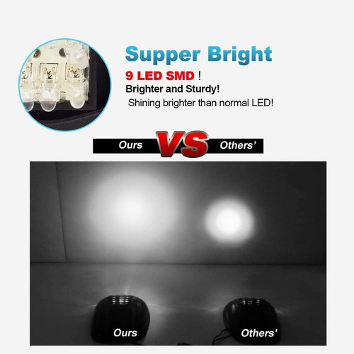 5 Luces Led De Cabina Parte Superior Del Techo, Luces C...