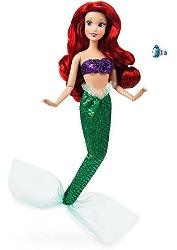 Disney Ariel Classic Doll Con Anillo - La Sirenita - 11 ½ P