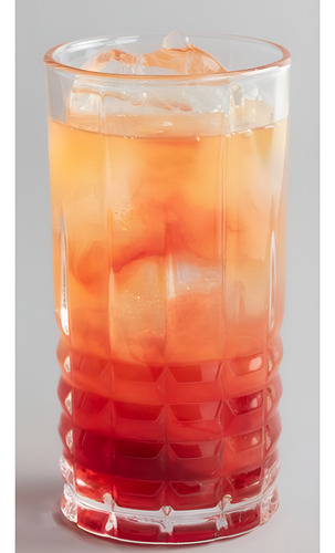 Set X6 Vaso Trago Largo De Vidrio Denver Color Transparente