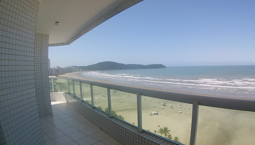 Imagem 6 de 22 de Apartamento 3 Dormitórios Vista Mar Guilhermina Praia Grande.