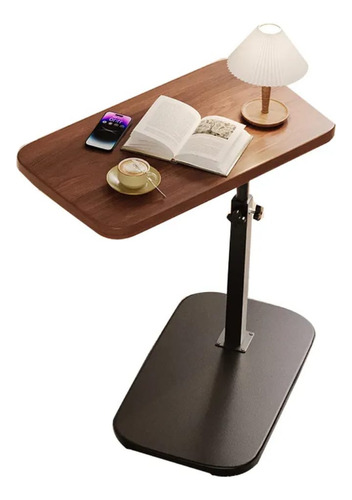 Mesa Auxiliar Latera De Madera Mesita Notebook