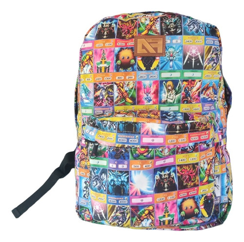 Mochila Escolar Y Bolsita Anime Yugioh 