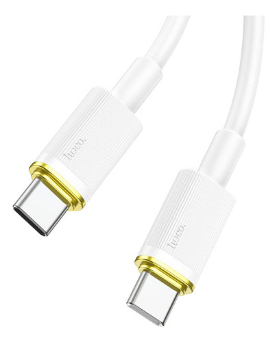 Cable Hoco U109 Usb C Pd A Usb C Pd 100w Blanco