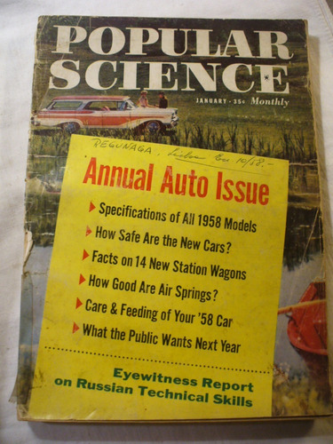 Revistas Popular Science 1958 - Ver Envío