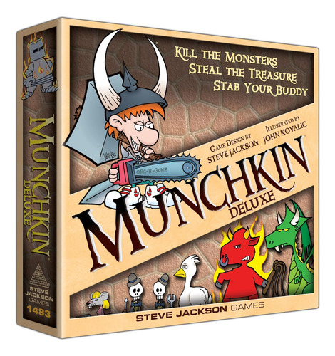 Jogo De Tabuleiro Munchkin Deluxe (jogo Base), Y E Set