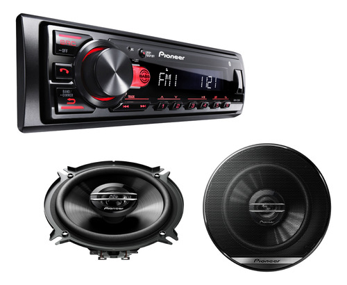 Combo Pioneer Estéreo 235bt + Parlantes 5.25 1320f