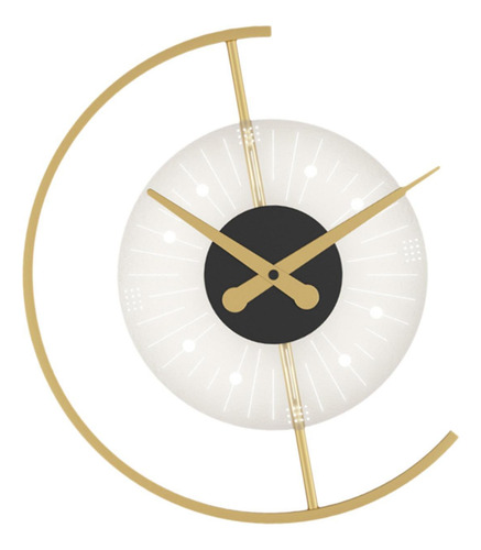 Lámpara De Pared Con Reloj Nórdico, Luz Cálida, Luz De