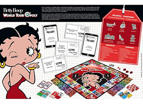Masterpieces Opoly Juegos De Mesa - Betty Boop
