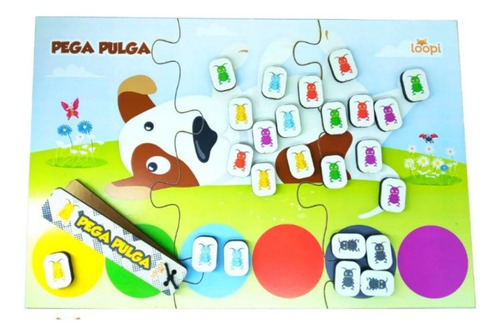 Jogo Pega Pulga - T0050 - Loopi Toys