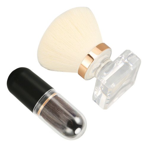 Brocha De Maquillaje Facial En Polvo, Rubor Para Mejillas, C