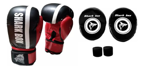 Par De Guantes De Foco Curvos Profesionales Shark Box P/box