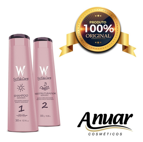 Shampoo Self Care + Reconstrutor Self Care 300 Ml Envio Já