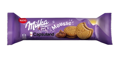 Nuevas! Galletas Milka Mousse Vainilla Rellenas De Chocolate