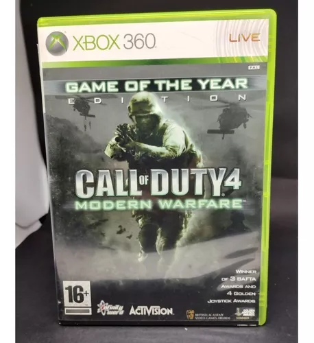 Jogo De Tiro E Ação Call Of Duty Modern Warfare 4 Xbox 360 - R$ 139