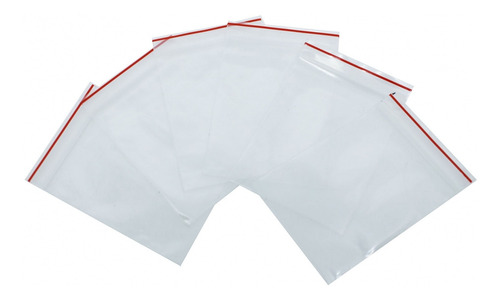 1000 Saquinhos Zip Lock Hermético Fecha Fácil - 6 X 8 Cm
