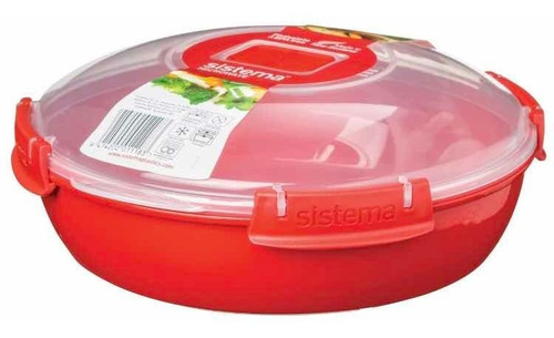 Plato Para Microondas Utensilio De Cocina Color Rojo
