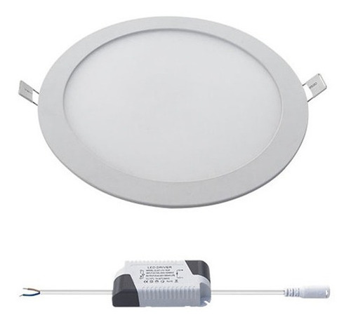 Panel Spot Luz Led Fria 18w De Embutir Para Cielos Rasos 