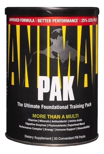 Animal Pak Universal X 30 Paks Multivitaminico