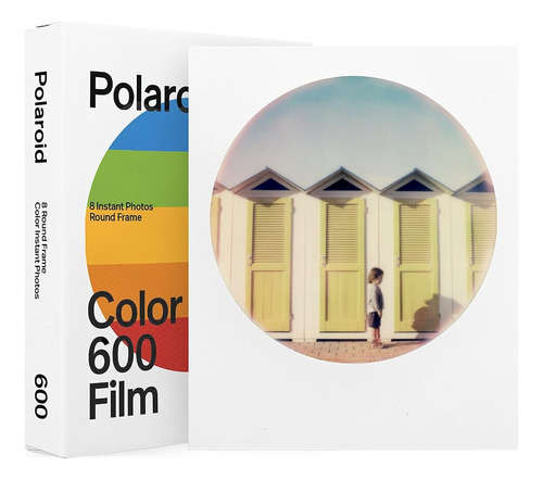 Papel De Fotos Polaroid 600 Color Marcos Redondos, 8 Film