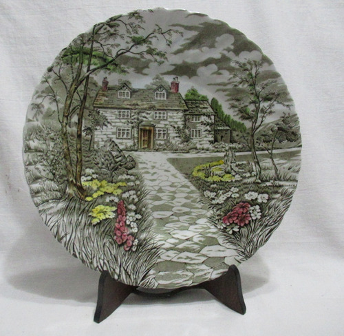 Plato Decorativo Loza Inglesa Country Cottage British Anchor