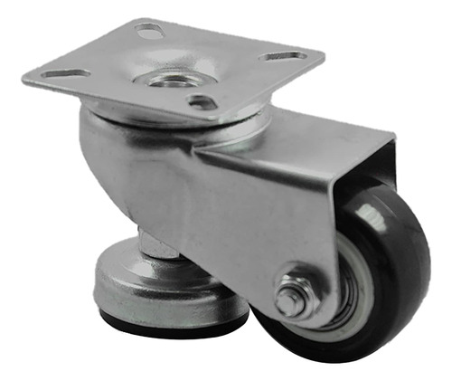 Caster Wheels Set 4pcs 1.5 Adjustable Leveling Feet For