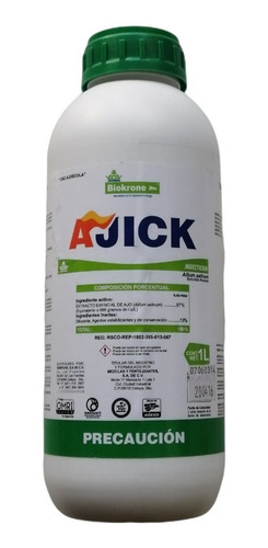 Ajick Insecticida Botanico Organico Extracto De Ajo 1lt