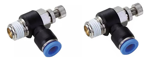 2 Un Válvula De Controle De Fluxo Para Cilindro 1/2 X 8mm