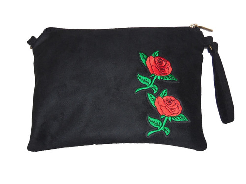 Sobre Tachas Parche Rosa Noche Mujer Eco Cuero Cartera Bolso