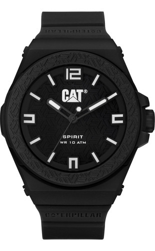 Reloj Cat Men Spirit Evo Lo.111.21.112 Color de la malla Negro Color del bisel Negro Color del fondo Negro