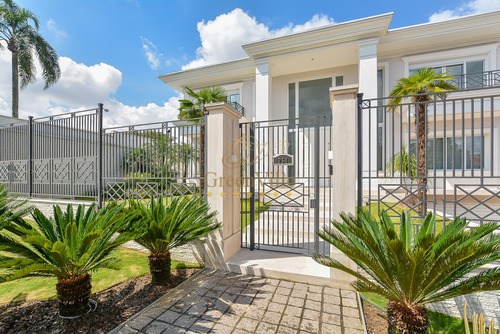 Imagem 6 de 30 de Casa De Luxo Com Piscina, 4 Suítes, 10 Vagas De Garagem Com 654m² De Área Útil À Venda Por R$ 4.900.000,00, Jardim Social, Curitiba, Pr - Pr - So0084_green