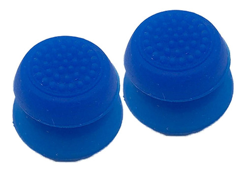 2 Piezas De Controlador Analógico Thumb Stick Grip Azul