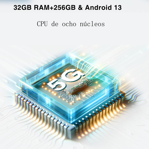 Doogee V20s 5g Celular 32gb+256gb/tf 2tb 6.43 Hd Pantalla 50mp+24mp Visión Nocturna 6000mah (33w) Carga Rápida Android 13 Doble Sim