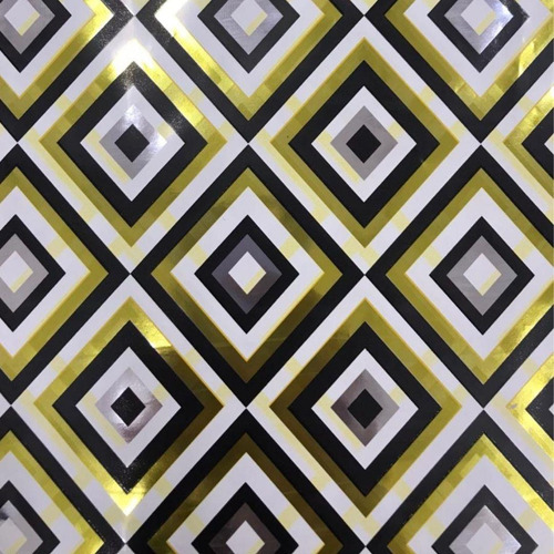 100 Unidades - Saco De Presente 20x29cm Retro Dourado