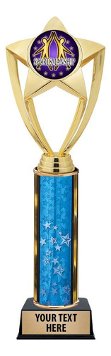 Trofeo Deportivo Crown Awards 11.0 in Grabado Incluido