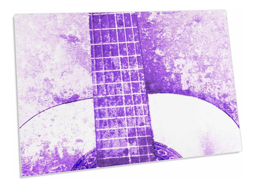 3drose Vintage Purple Guitar Music Instruments Desk Pad