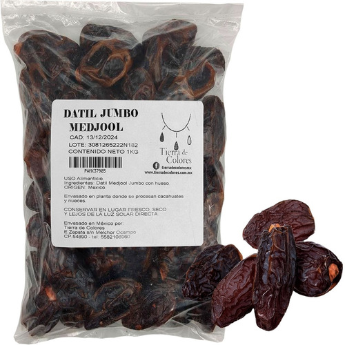 1 Kg Datiles Jumbo Medjool Date Datil Endulzante