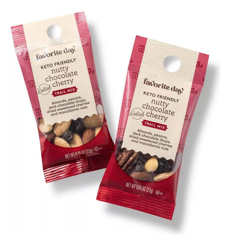 10-pk Bolsitas Botana Nueces, Almendras, Choco, Cerezas 27g