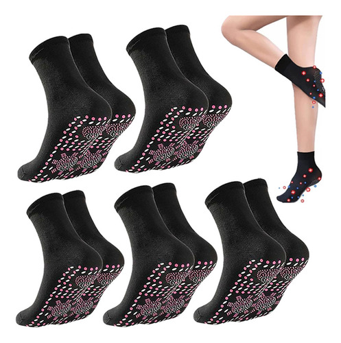 Calcetines De Invierno Autocalentables, 5 Unidades, Para Man