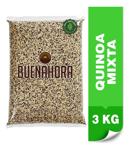 Quinoa Mix Blanca, Roja Y Negra Buenahora® Gluten Free 15 Kg