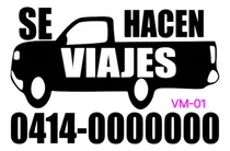 Comprar Calcomanías Rotuladas De Se Hacen Viajes Y Otros.
