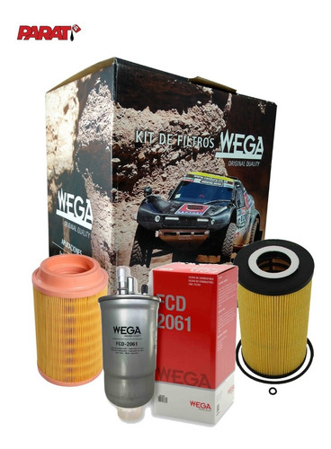 Kit Filtros Wega Para  Ford Ranger 3.0 Tdi