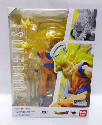 Boneco Goku Super Saiyajin 3: Dragon Ball Z S.H Figuarts - Bandai