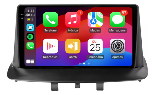 Multimidia Fluence 9p Octacore Carplay 6gb 128gb Adak