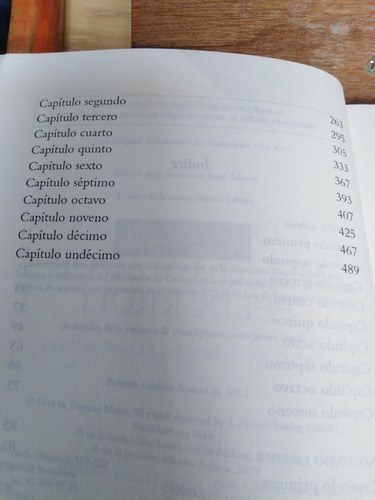 Confesiones Del Estafador Félix Krull. Thomas Mann