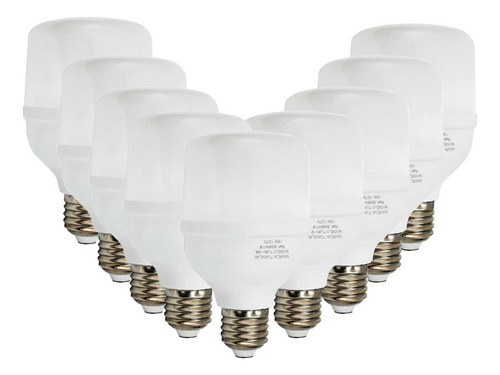 Foco Led Blanca S39w15 15w Tianlai Con 10 Piezas Luz Blanco Frío