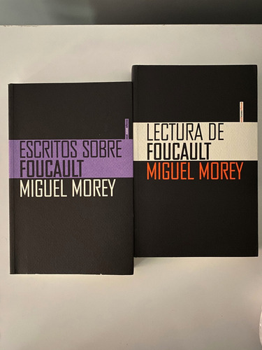 Lectura De Foucault Y Escritos Sobre Foucault - Morey (Usado)