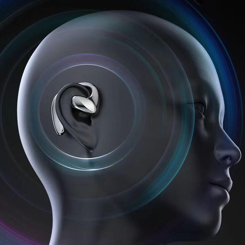 Auriculares Bluetooth De Conducción De Aire Con Azul