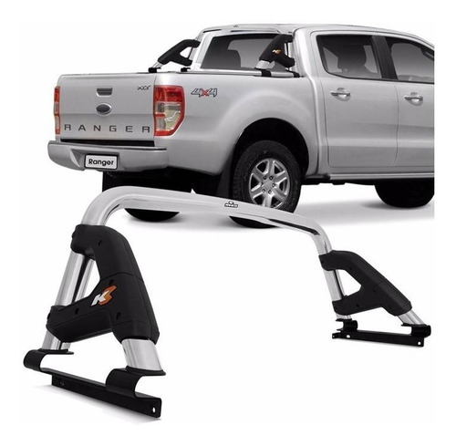 Rollbar Roll Bar Keko K3 Cromado Ford Ranger 2013-2019